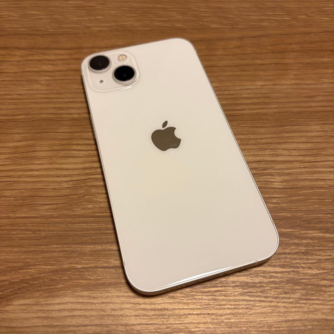 Apple iPhone 13 ホワイト 本体 + ケーブル　美品