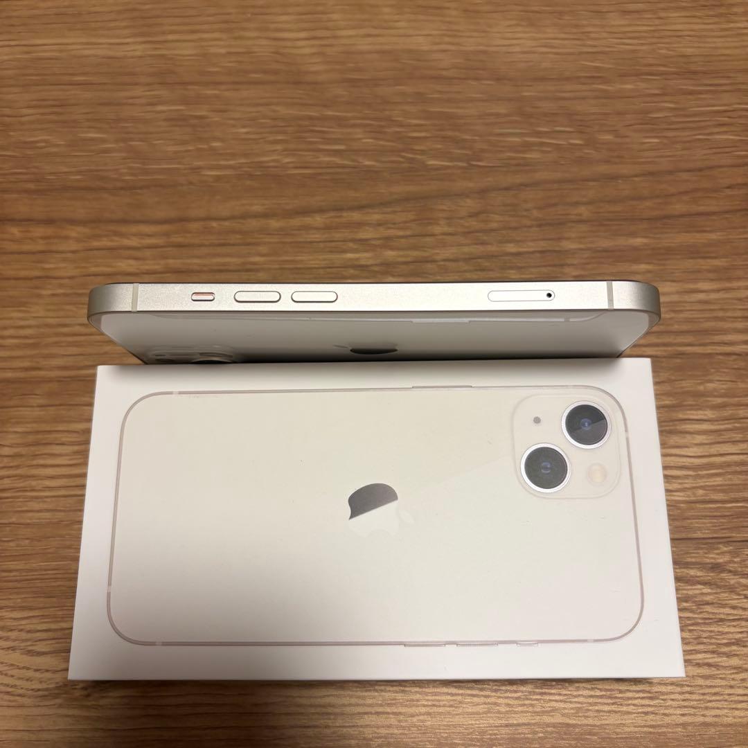 Apple iPhone 13 ホワイト 本体 + ケーブル　美品