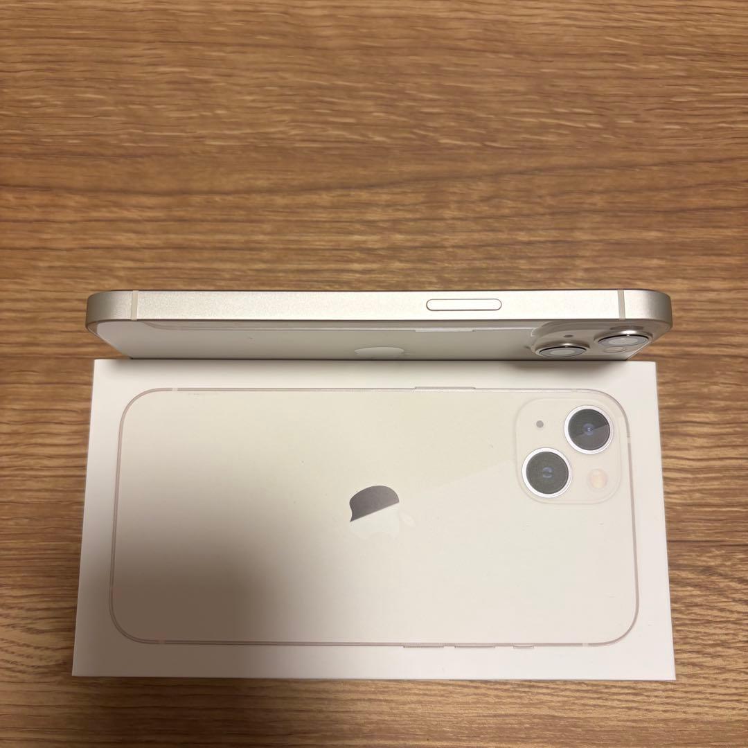 Apple iPhone 13 ホワイト 本体 + ケーブル　美品