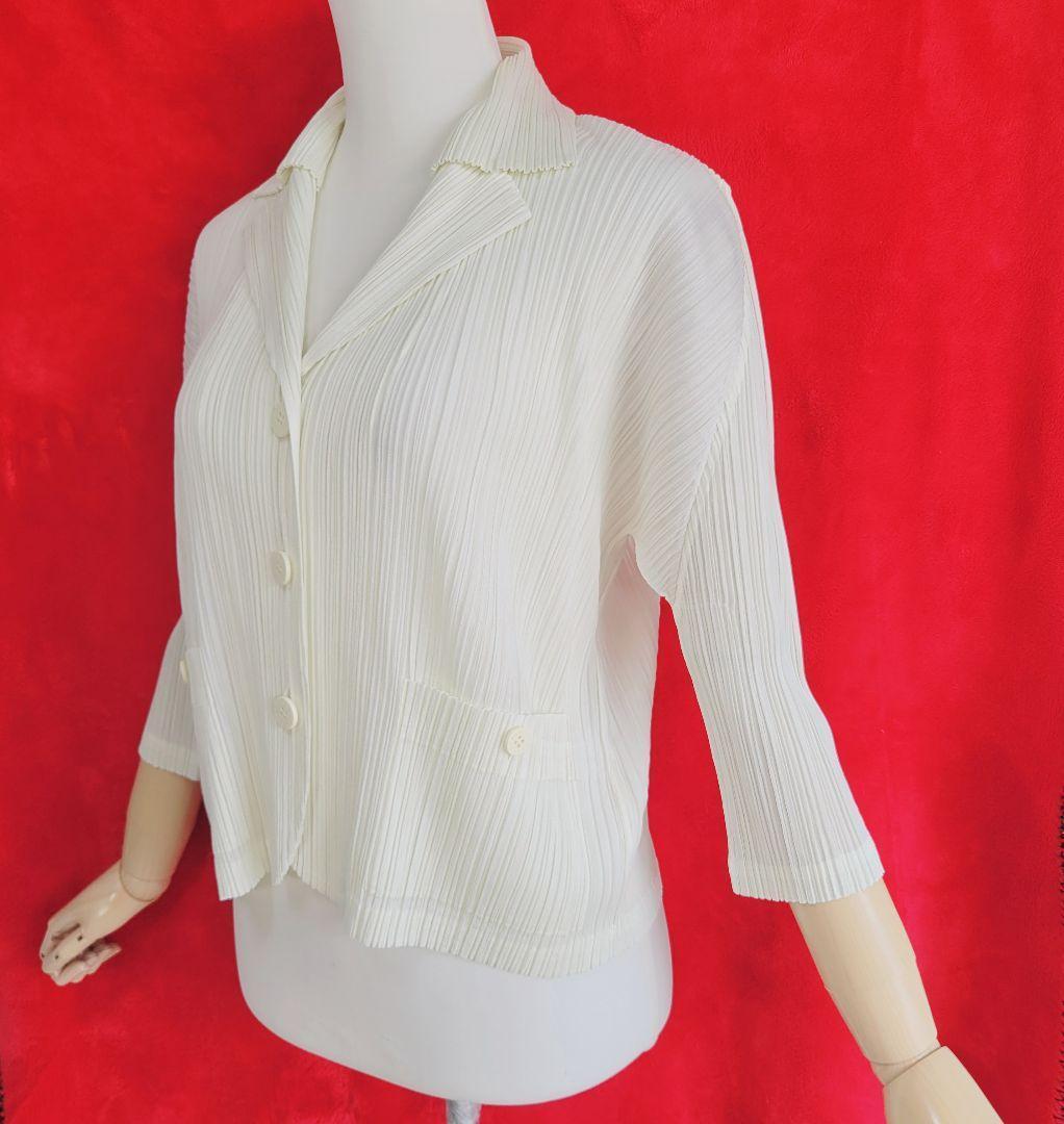 PLEATS PLEASE プリーツプリーズ 七分袖 テーラードジャケット