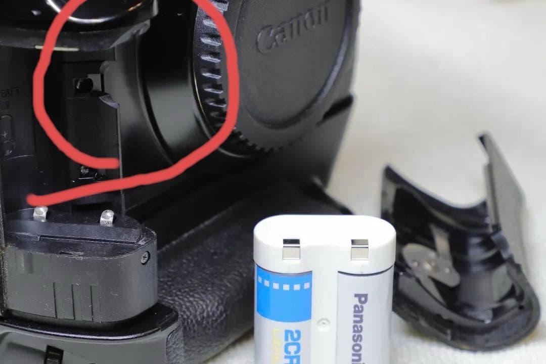 Canon EOS-5QD デモ機【世界初の視線入力機】380EX・VG10