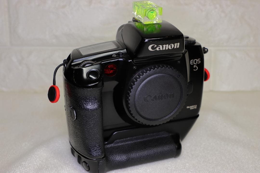 Canon EOS-5QD デモ機【世界初の視線入力機】380EX・VG10
