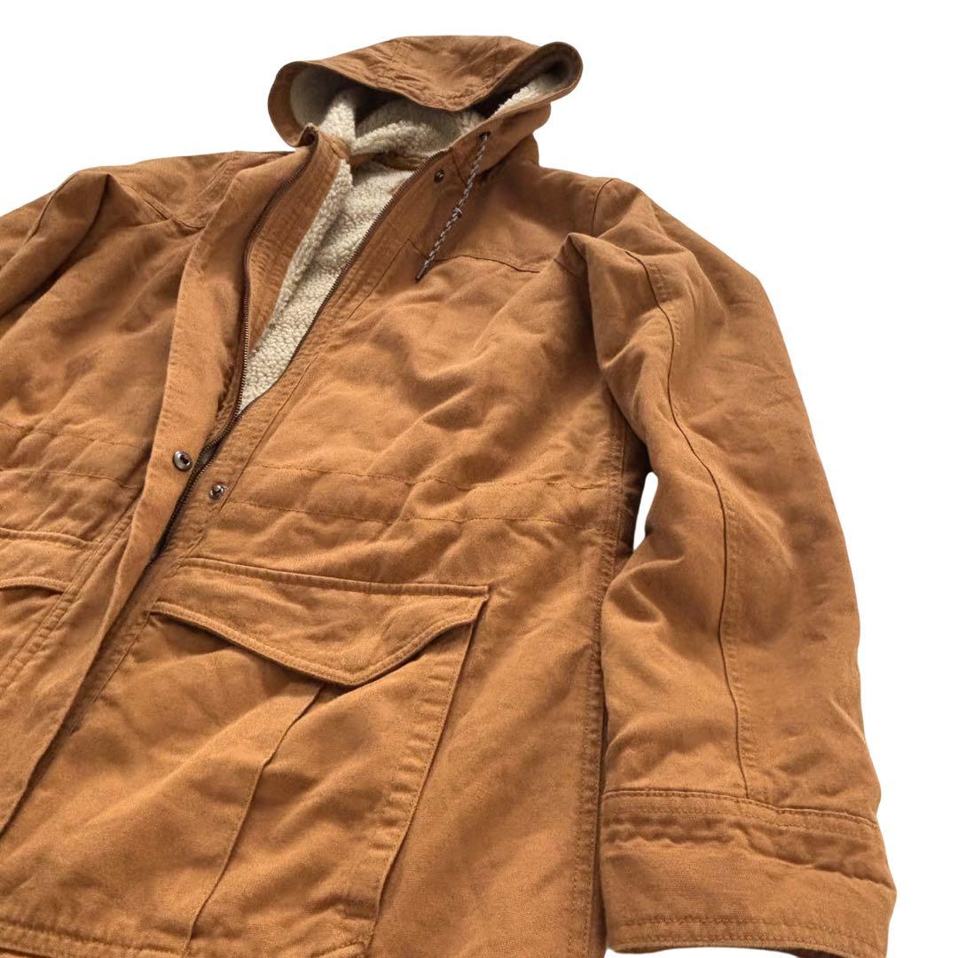 最終値下げ【美品】patagoniaブラウン フード付き モッズコート L