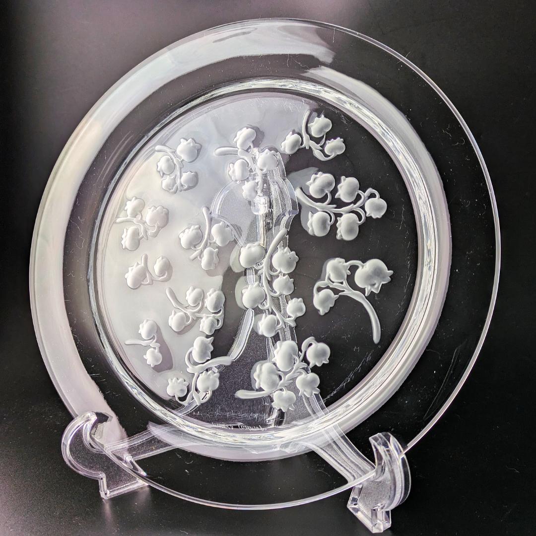 訳あり★ラリック フランス★すずらん ビンテージ プレート★可愛らしいお皿です