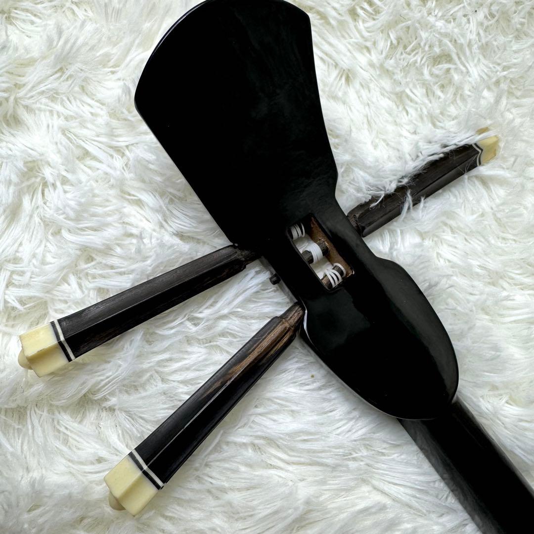 ●沖縄三線 サンシン● 人工皮張り 高級三線 ケース付