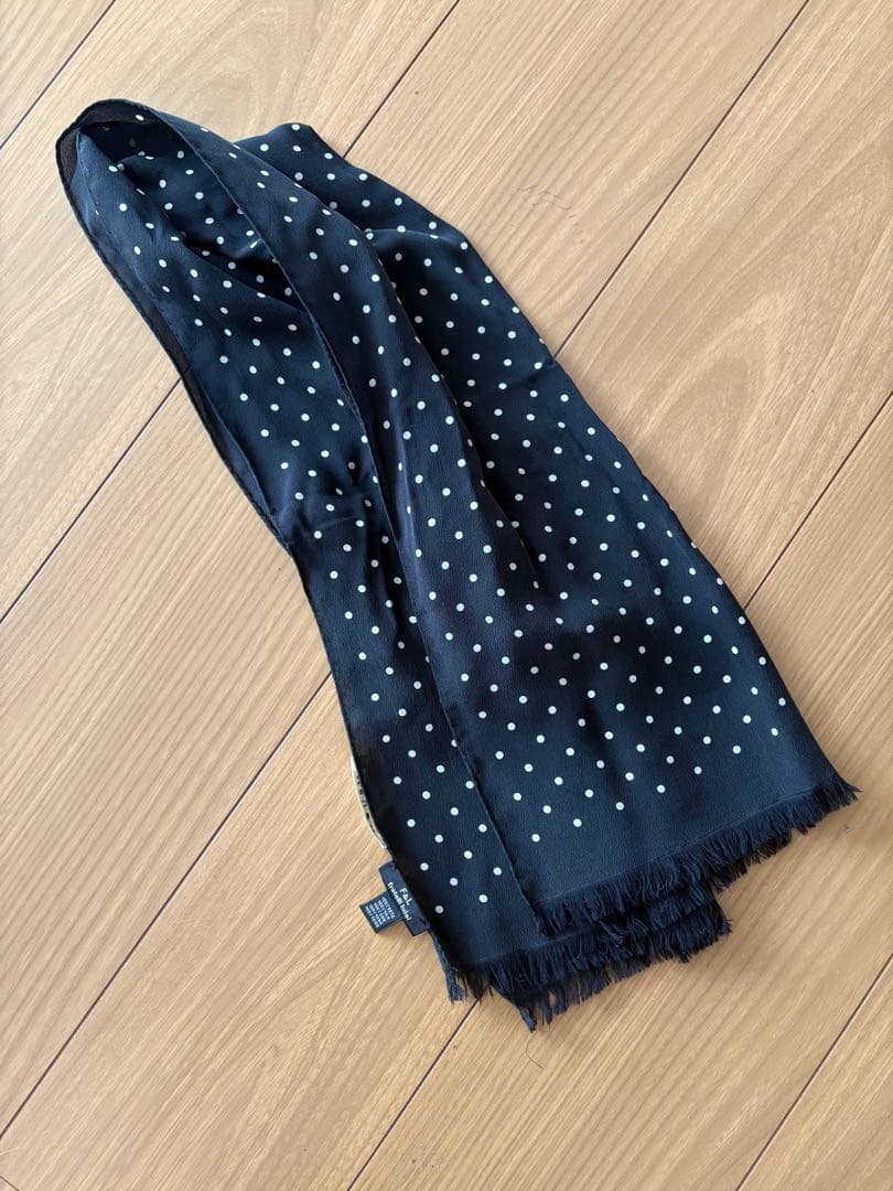 HEUGN シルクドットスカーフ　poa