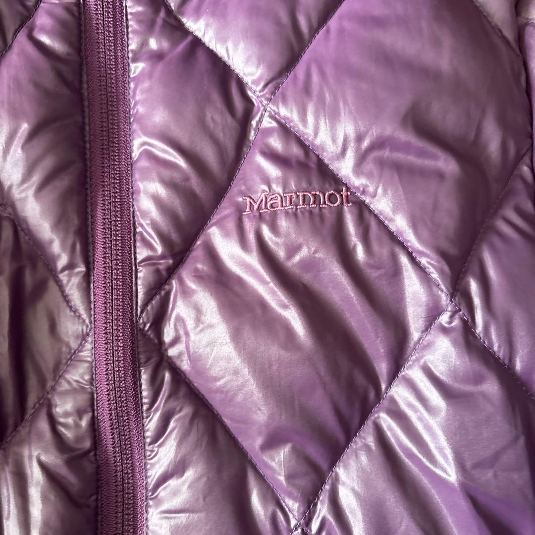 marmot ダウンジャケット　紫　キルティング