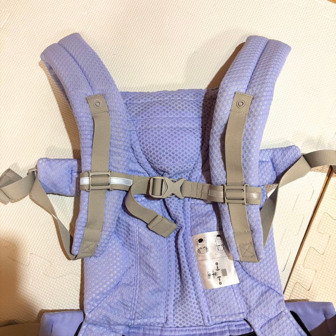 【美品】ergobaby 抱っこ紐 オムニブリーズ ブルーラベンダー
