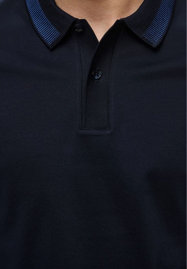 HUGO BOSS 新品未使用　プレミアム　メンズ　ロング　ポロシャツ　M