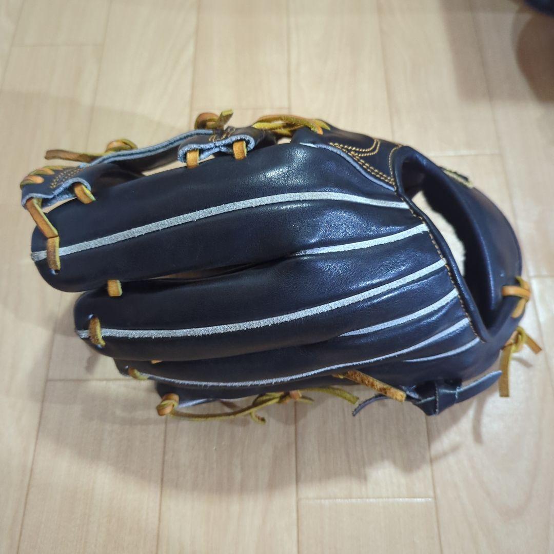 [ 硬式グローブ内野手用] ZETT（黒）