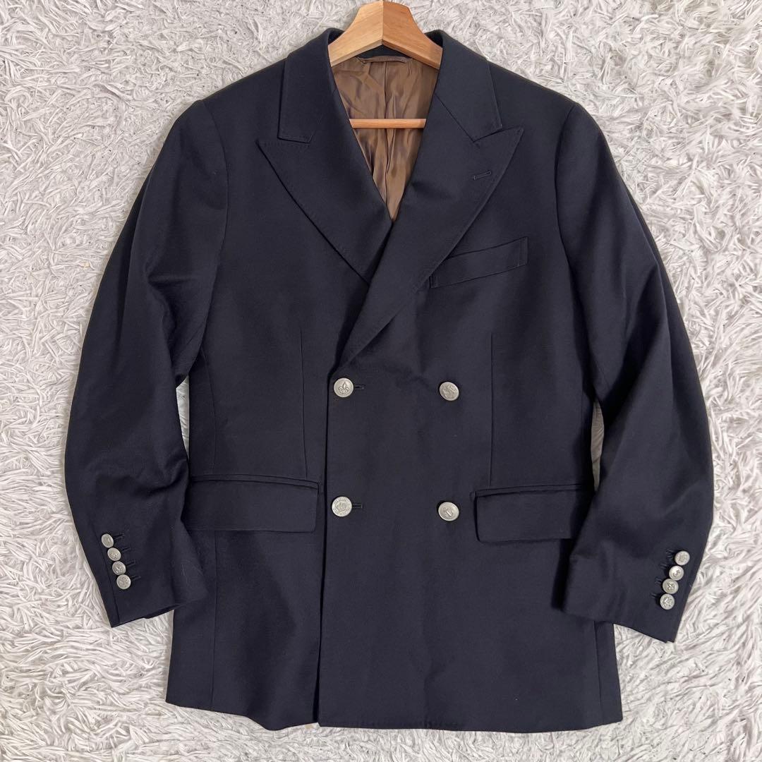 美品✨現行 P.S.FA ジャケット REDA ダブル 銀ボタン アンコン 紺系