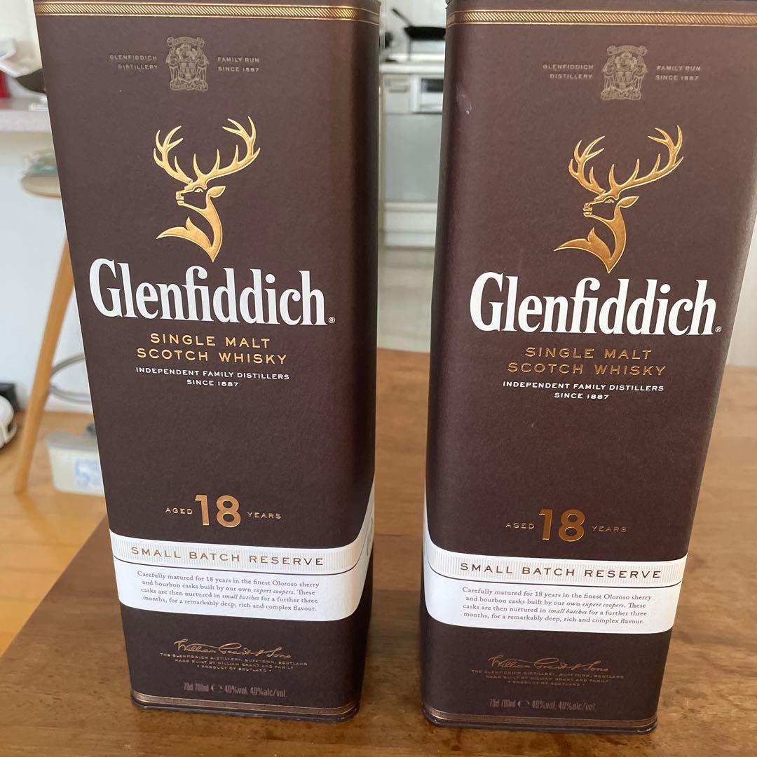 Glenfiddich 18 Years Old ウイスキー 700ml 2本