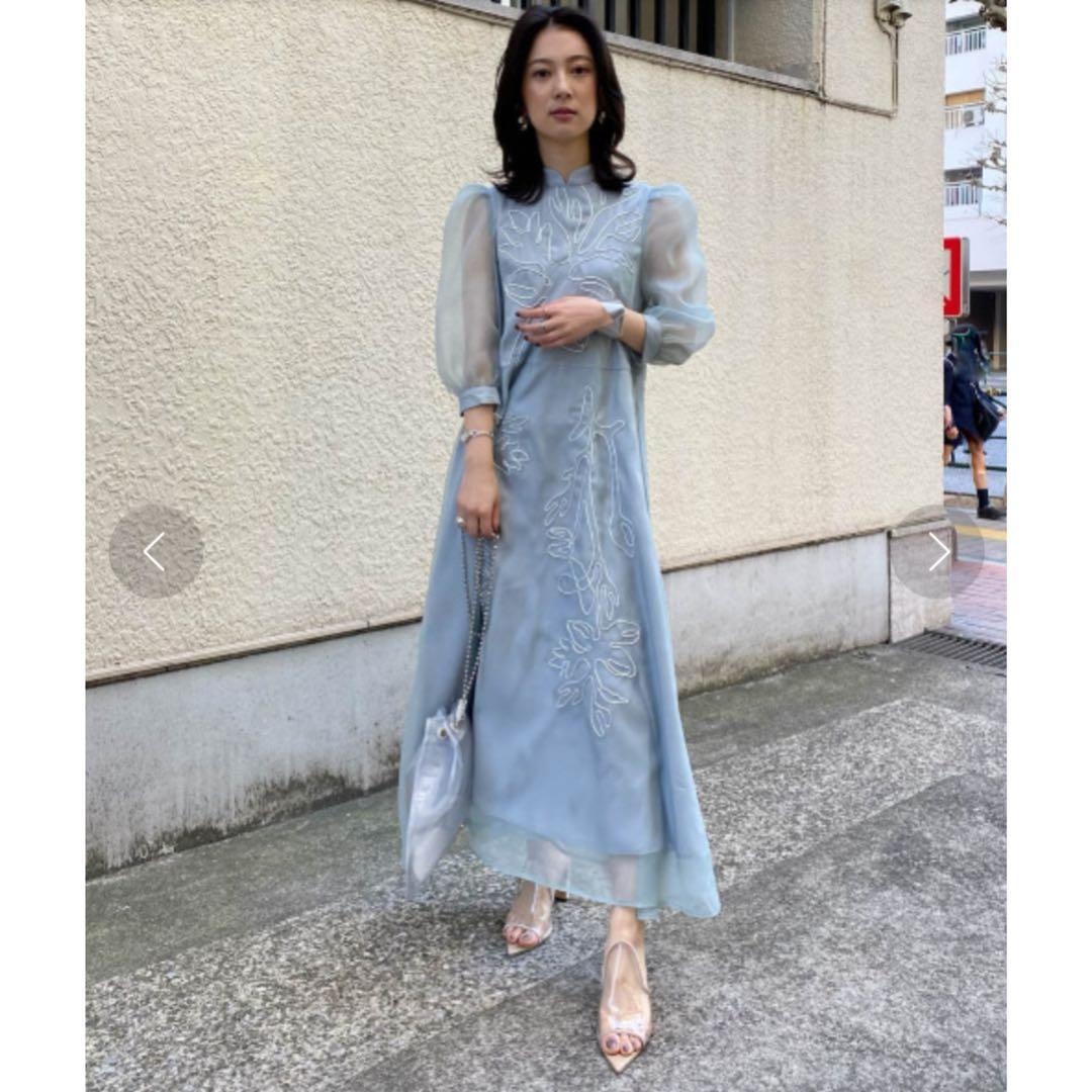 ワンピース MEDI FOREST EMBROIDERY DRESS