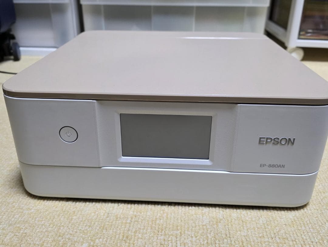 EP880AN（ジャンク品）とKUI-6CL-L 増量インク6色（新品）