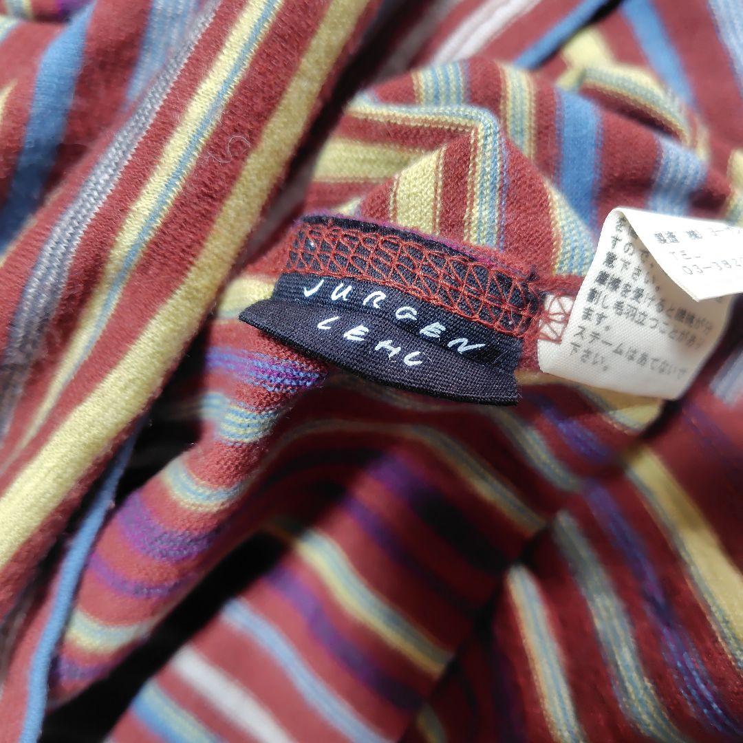 JURGEN LEHL ストライプ 長袖 ハイネック トップス 美品♡