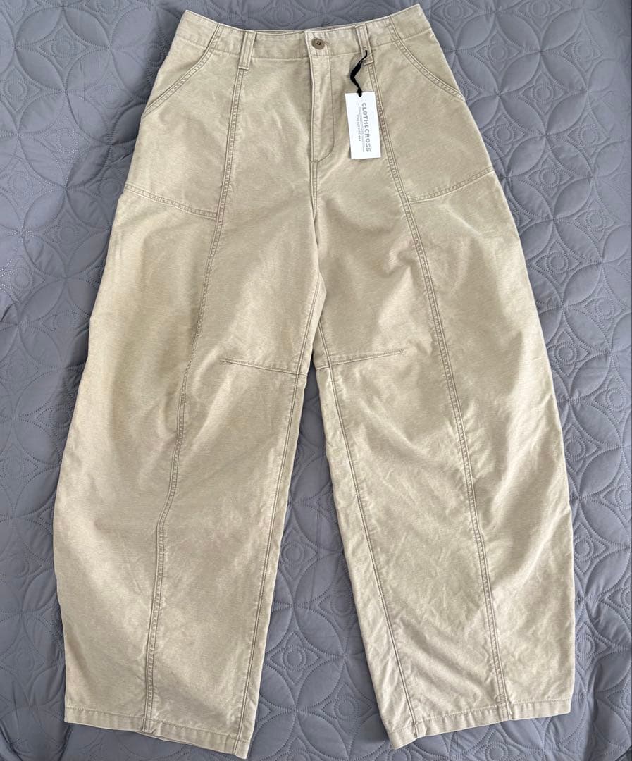 CLOTH & CROSS ハグオーワー バレルベイカーパンツ