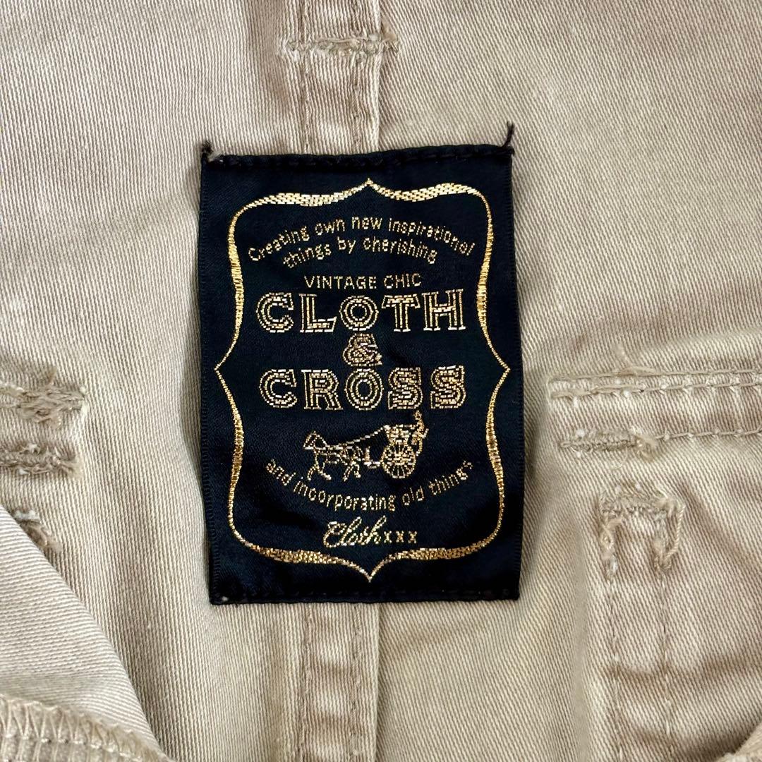 CLOTH & CROSS ハグオーワー バレルベイカーパンツ