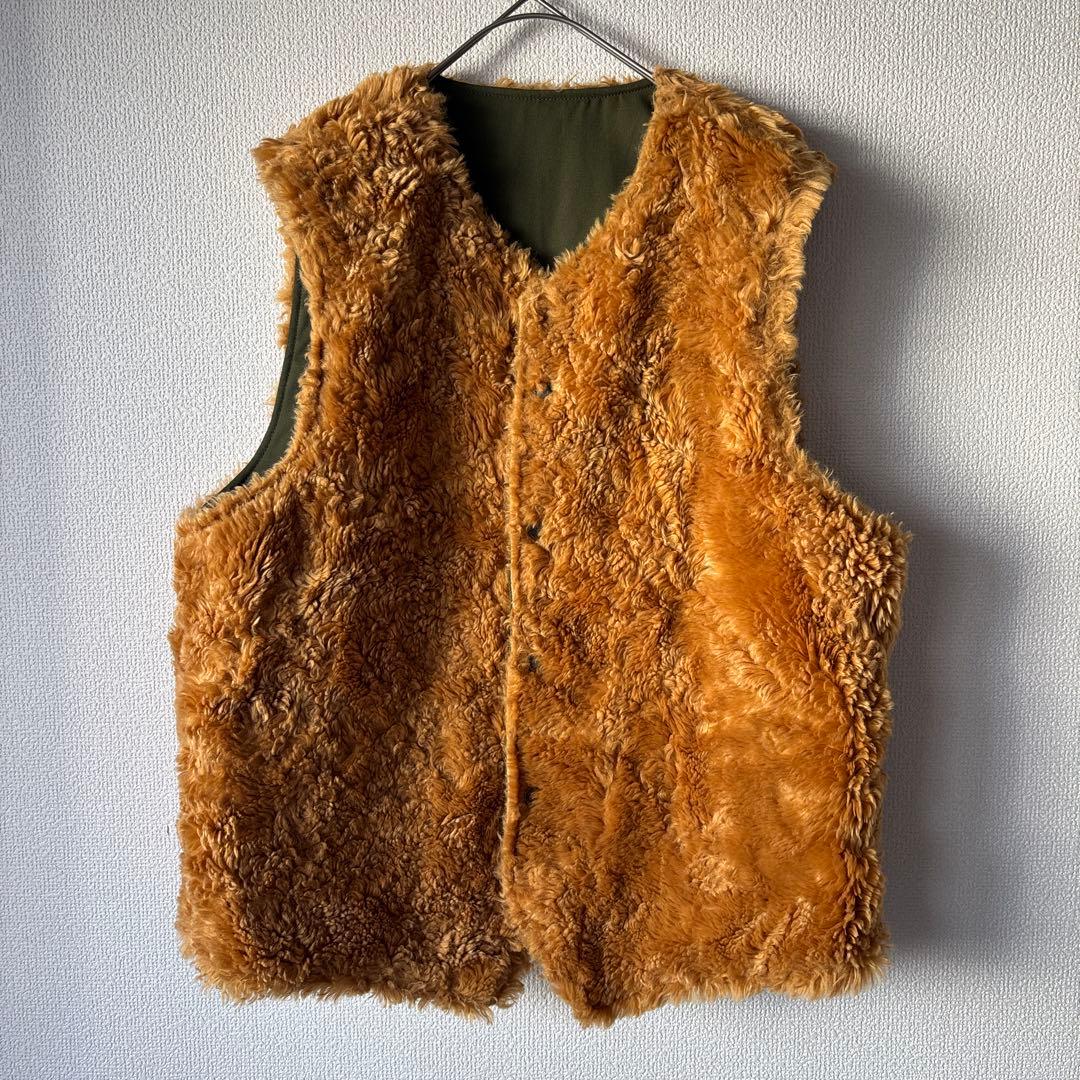 【ガーメンツ】 S♪ ネペンテス メンズ リバーシブル ベスト グリーン