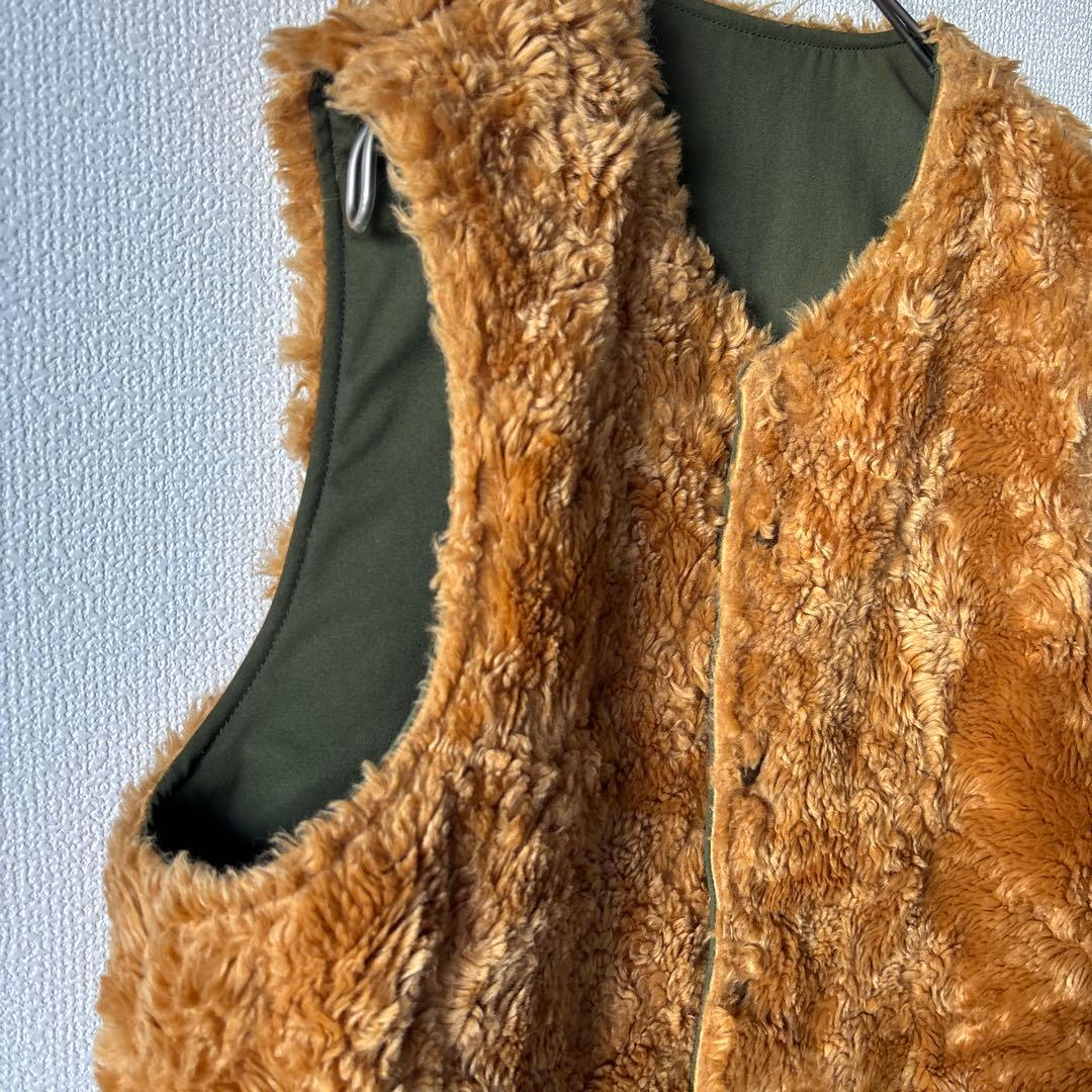 【ガーメンツ】 S♪ ネペンテス メンズ リバーシブル ベスト グリーン