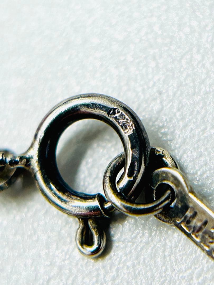 ティファニー イニシャルネックレス「f」　925刻印