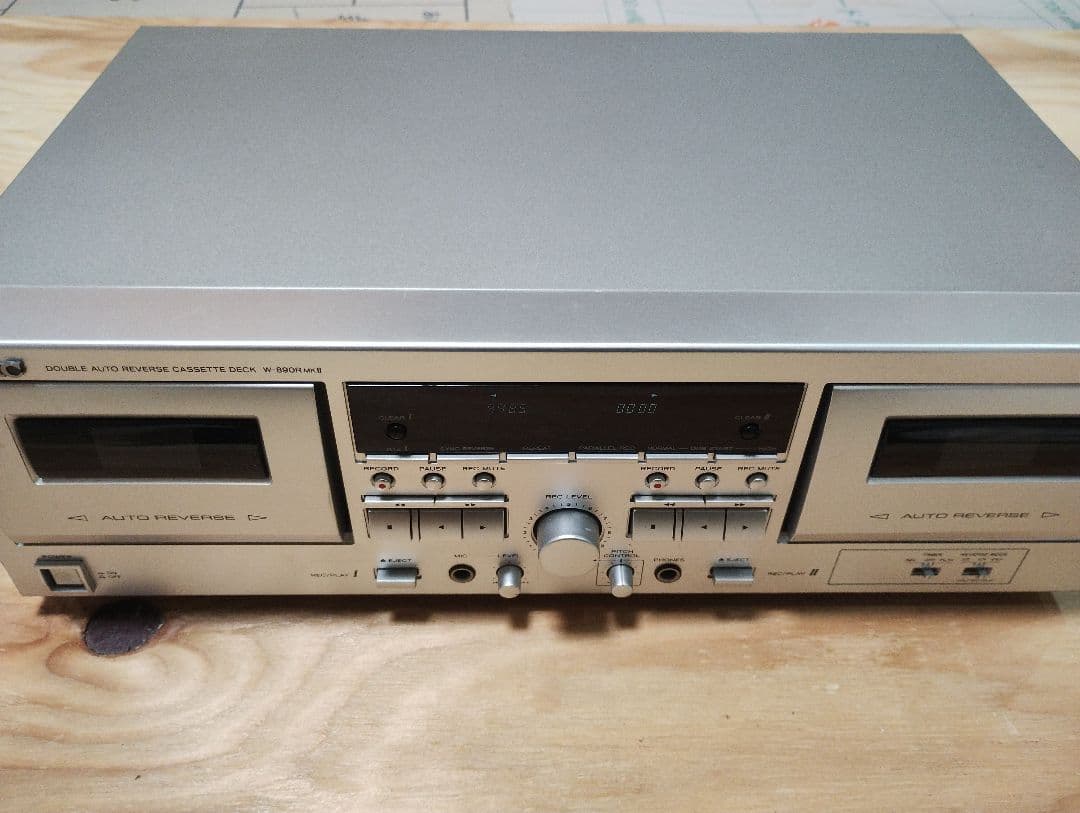 動作◎ TASCAM TEAC ダブルカセットプレーヤー　ダブルカセットデッキ