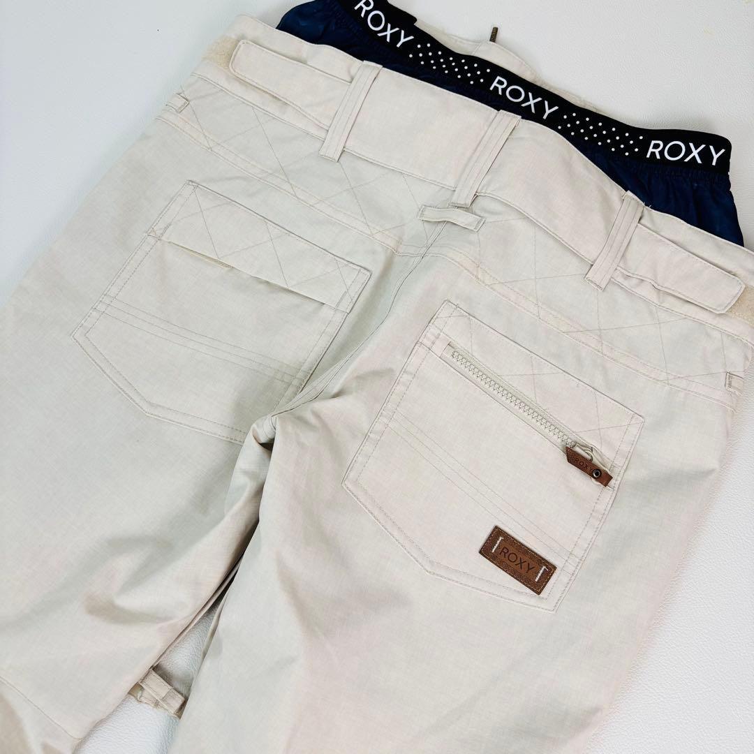 2477【極美品】ROXY ロキシー 上下セット スノボウェア 総柄 ブラック