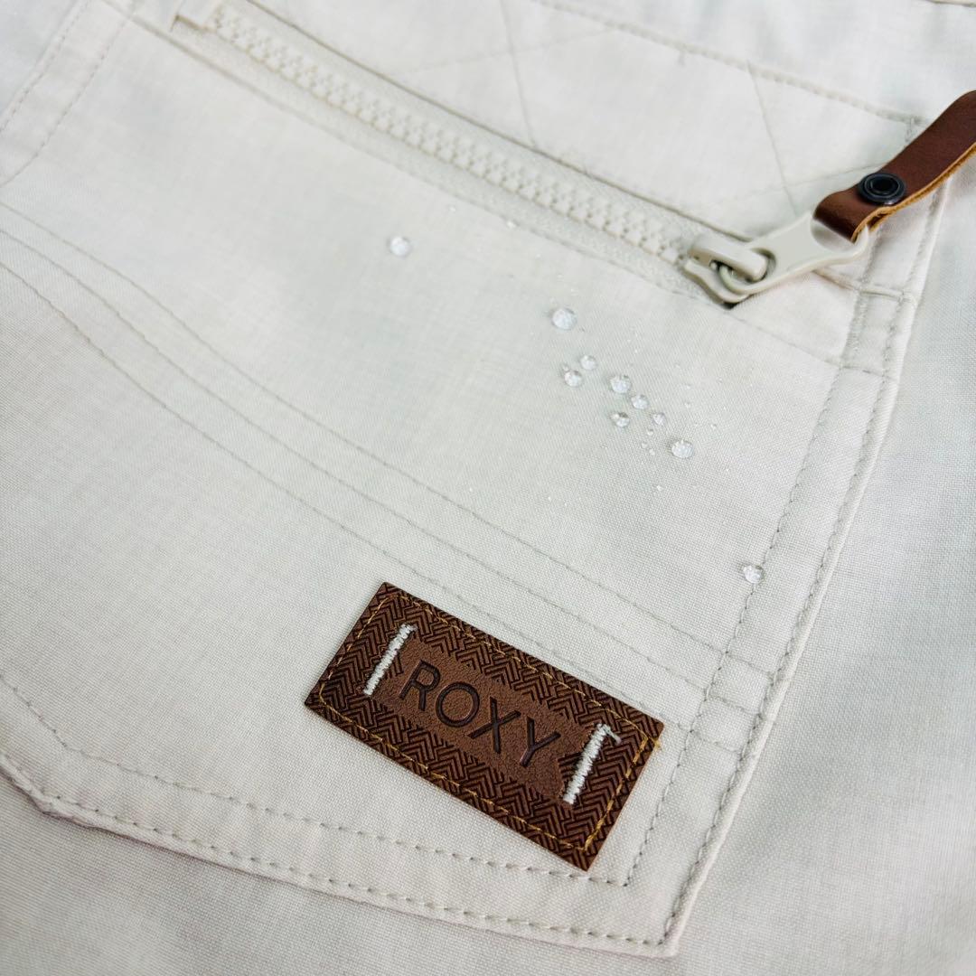 2477【極美品】ROXY ロキシー 上下セット スノボウェア 総柄 ブラック