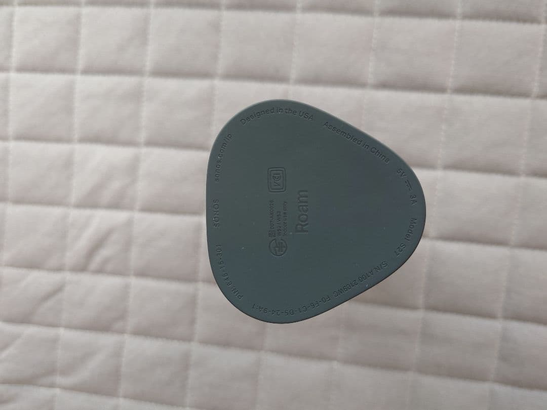 SONOS Roam ブラック ワイヤレススピーカー 純正ワイヤレス充電器ー付