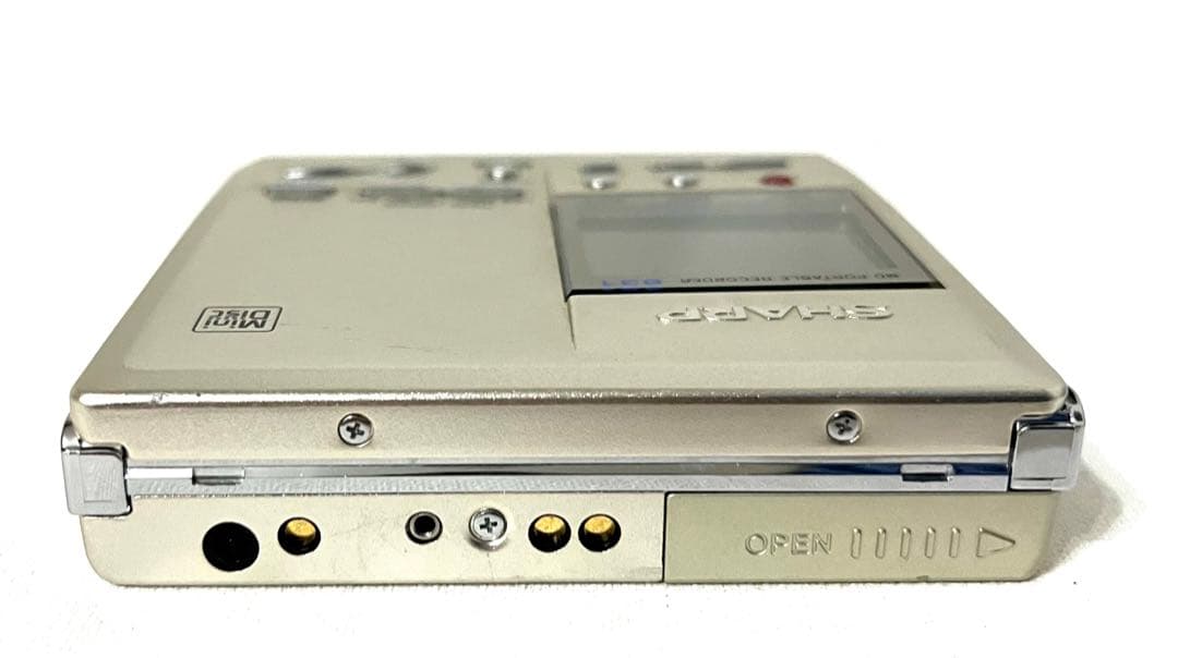 【付属品多数】SHARP ポータブルMDレコーダーMD-MT831-S