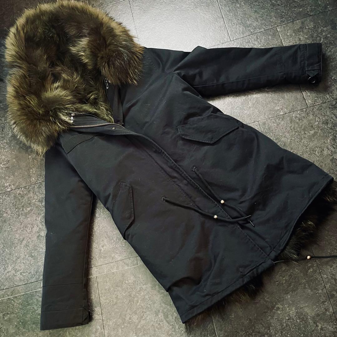 【激レア】 Maomaokong ボリュームファーフード付きモッズコート