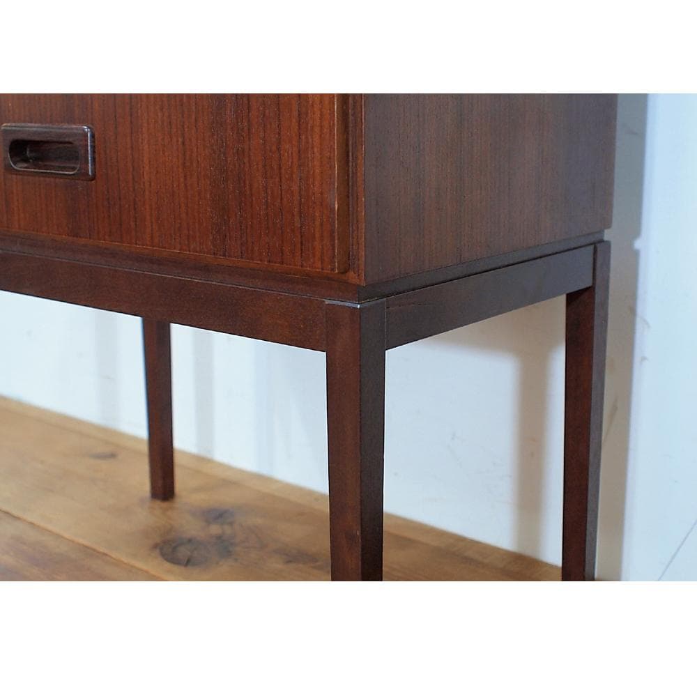 ビンテージ ローズウッド材 カトラリーチェスト 4段 検索/北欧デンマーク