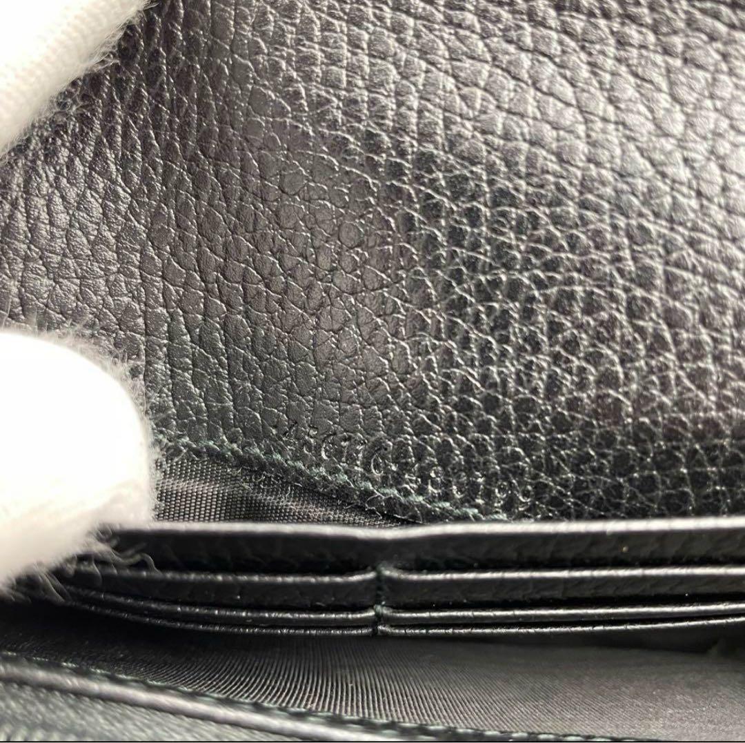 た*こ様 【極美品】グッチ 長財布 二つ折り GGマーモント コンチネンタル 革