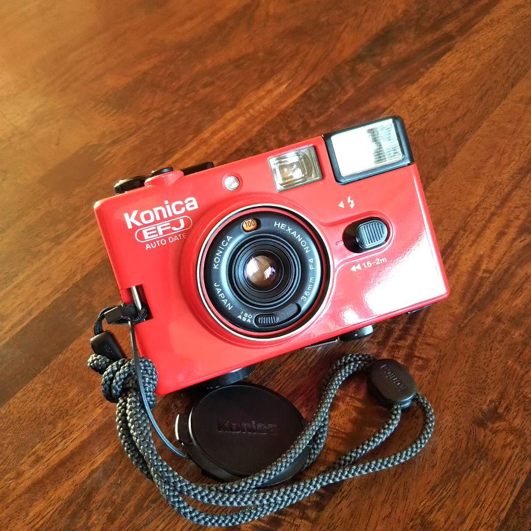 Konica コニカ EFJ Autodate フィルムカメラ 動作品