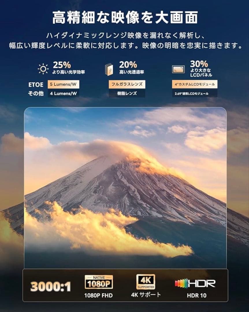 年末最終値下げ！！プロジェクター オートフォーカス＆自動台形補正