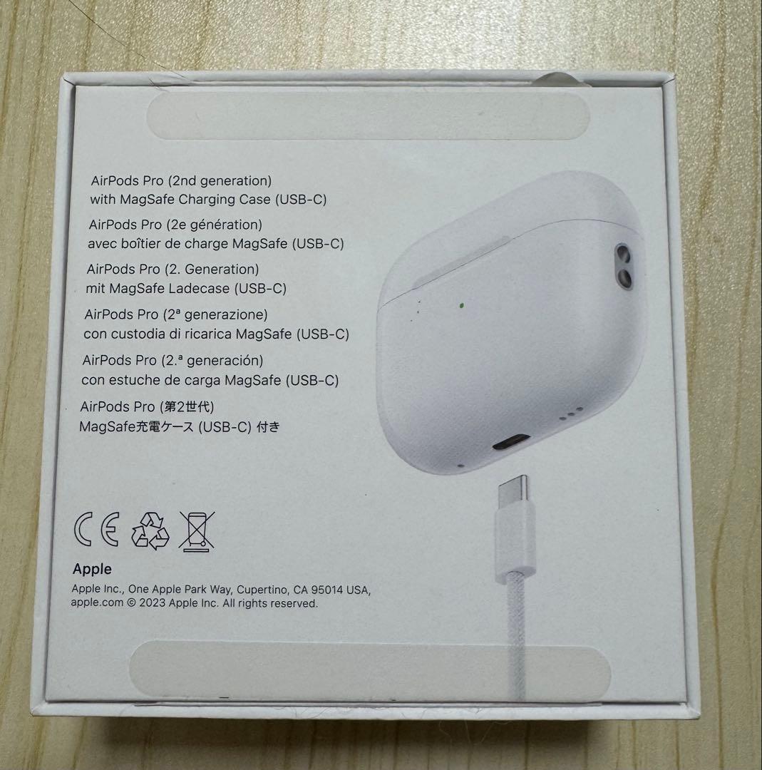 Apple AirPods Pro 2 第2世代 本体 USB-C ケース交換済