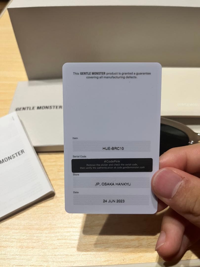 Zs96⭐︎Gentle monster HUE-BRC10 gray