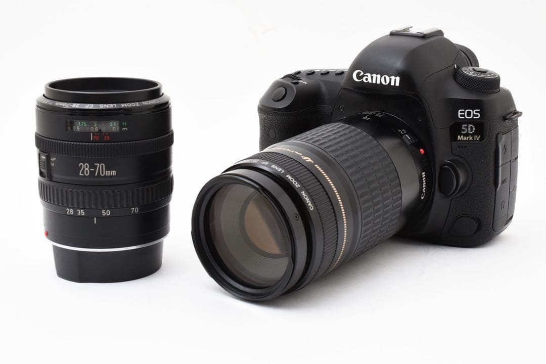 一眼レフカメラ/Canon EOS 5D Mark IV 標準&望遠レンズセット