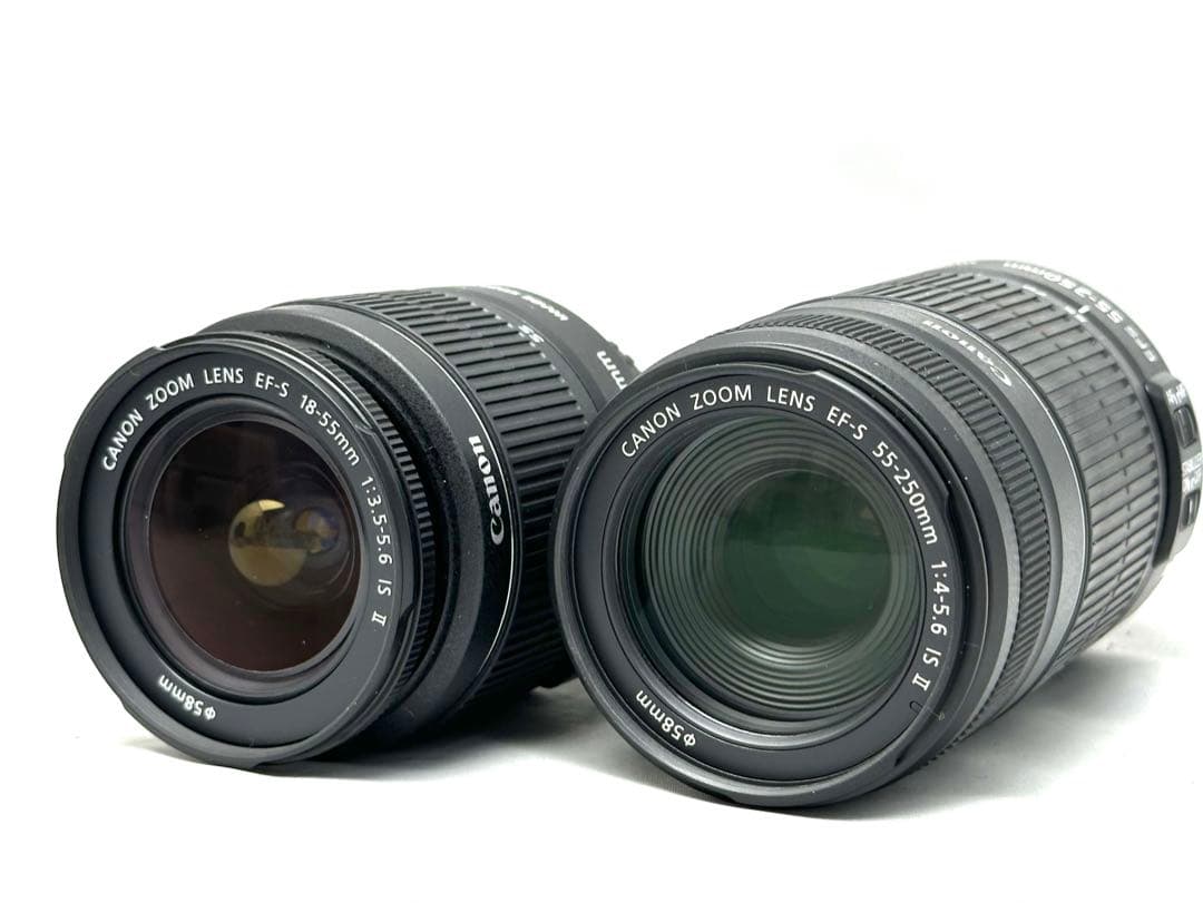未使用に近い極美品！Canon EOS Kiss X5 ダブルズームレンズキット