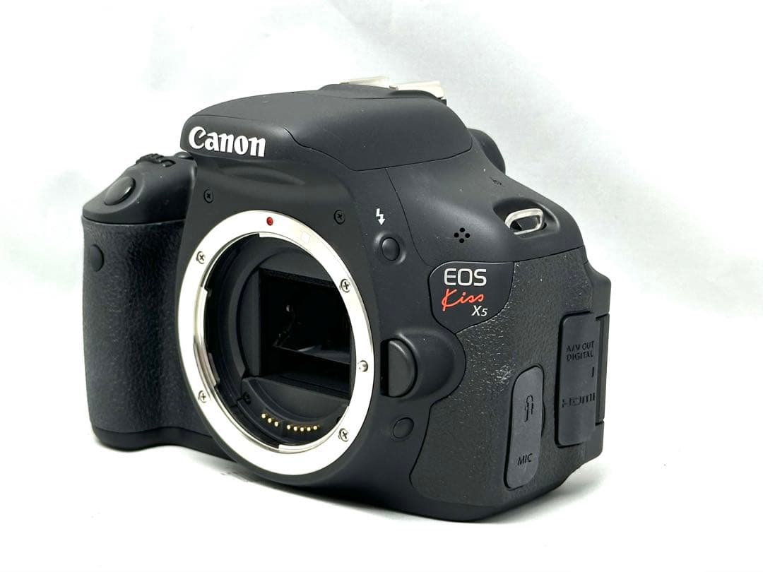 未使用に近い極美品！Canon EOS Kiss X5 ダブルズームレンズキット