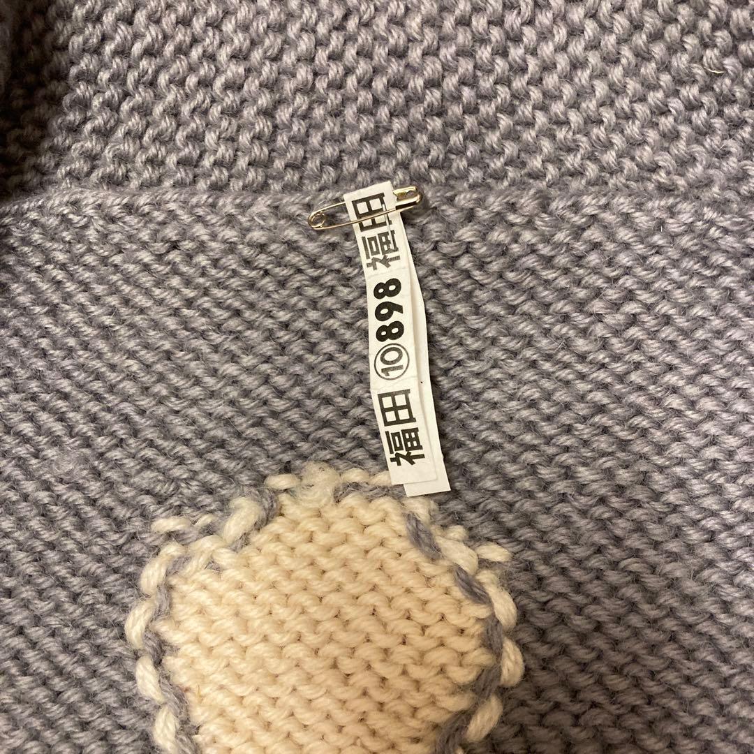 フェローズ　ボーリング柄　カウチンセーター　Mサイズ　ユーズド美品