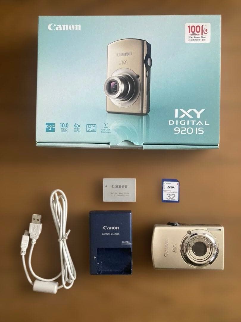 Canonコンパクト デジタルカメラ 920IS+IOデータ2GB SDカード