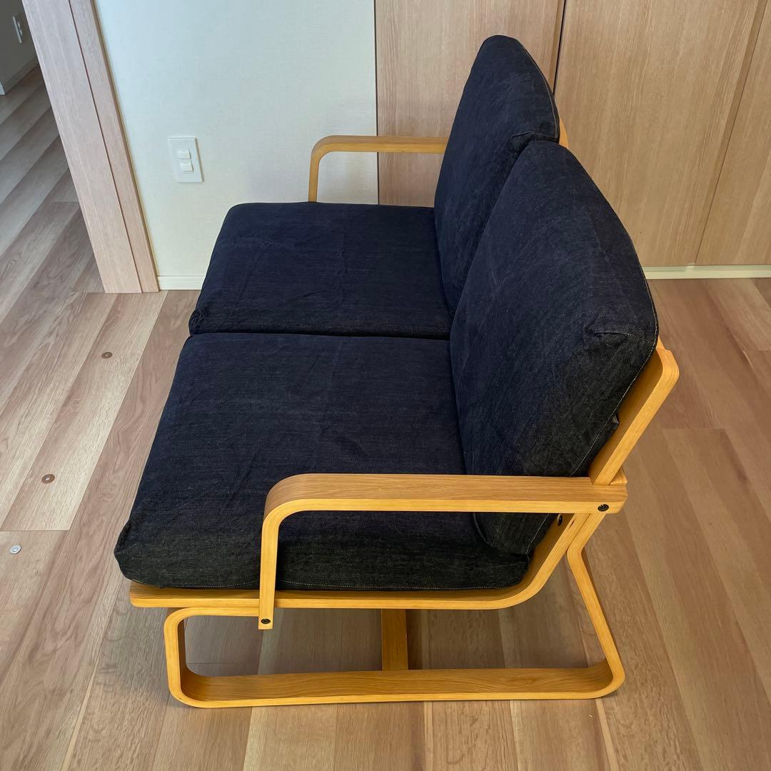 無印良品 リビングでもダイニングでもつかえるソファー×2