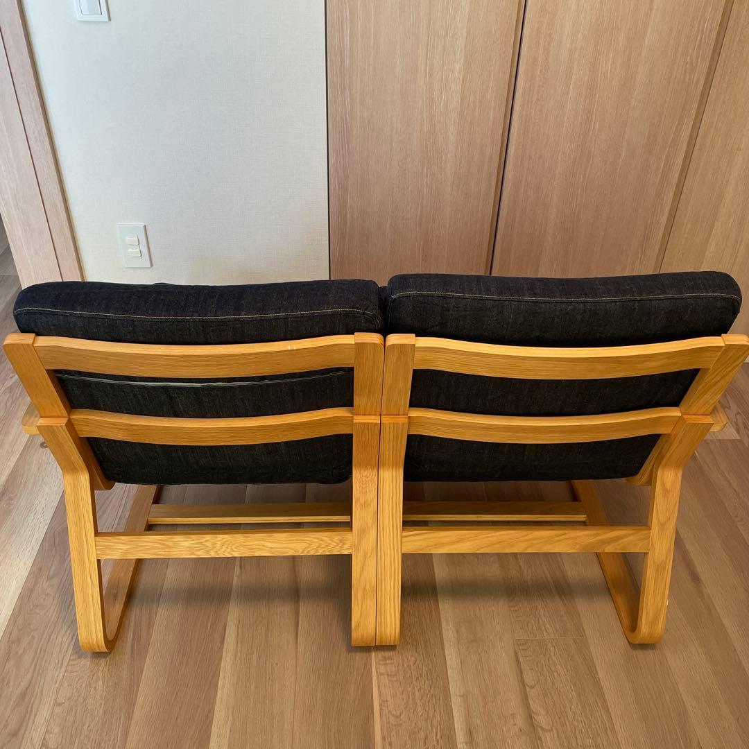 無印良品 リビングでもダイニングでもつかえるソファー×2