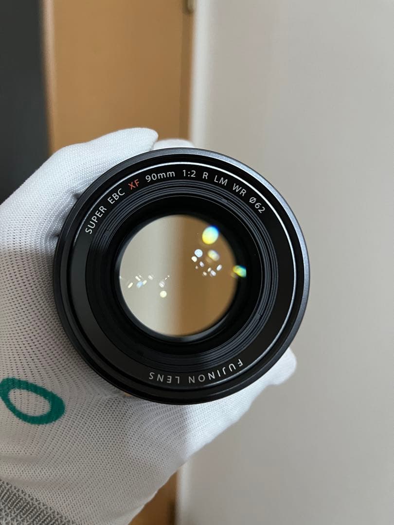 【美品】FUJIFILM XF90mmF2 R WR 保護フィルタ付