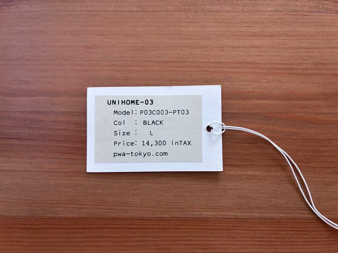 パンツ pwa UNI-03 BLACK L