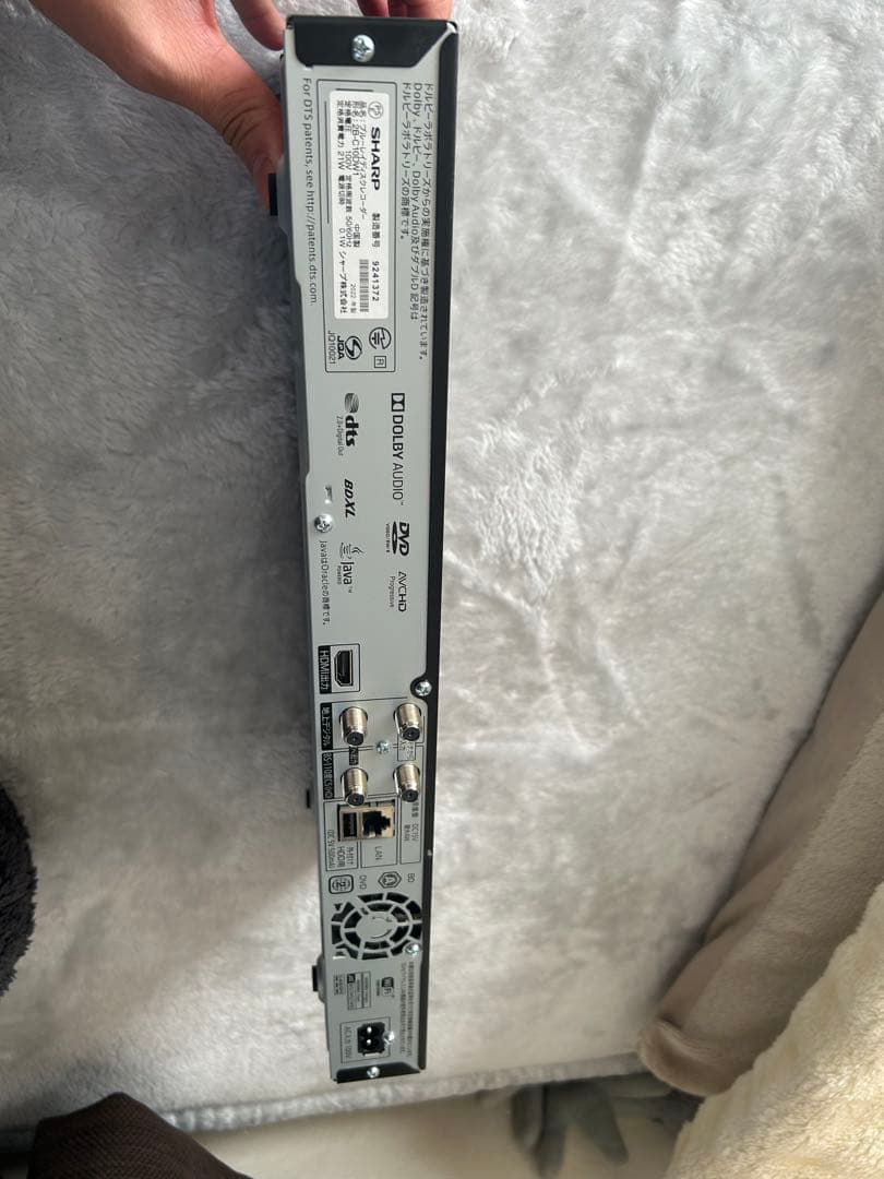 SHARP 2B-C10DW1 Blu-rayレコーダー