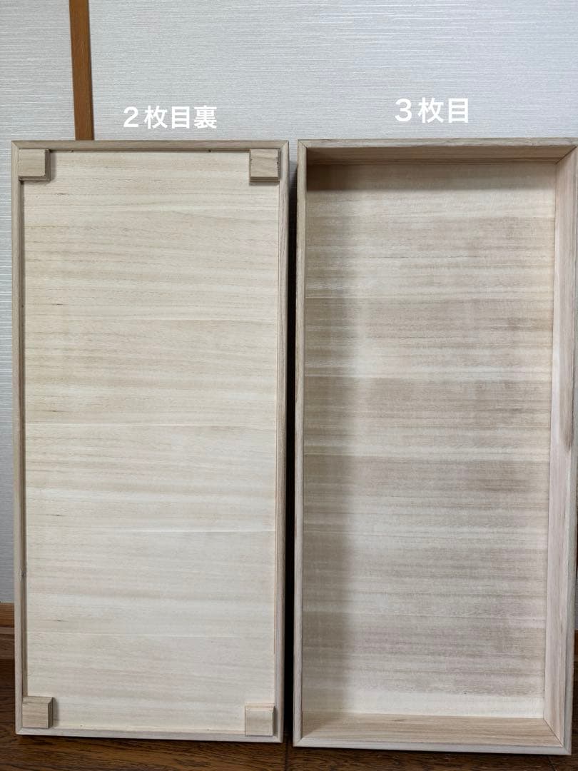 桐　押し入れ収納5段　キャスター付き