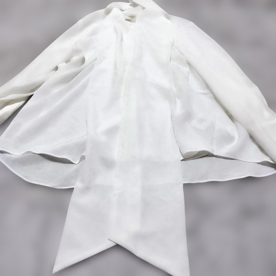 ESTNATION エストネーション ボウタイ ブラウス トリアセテート とろみ