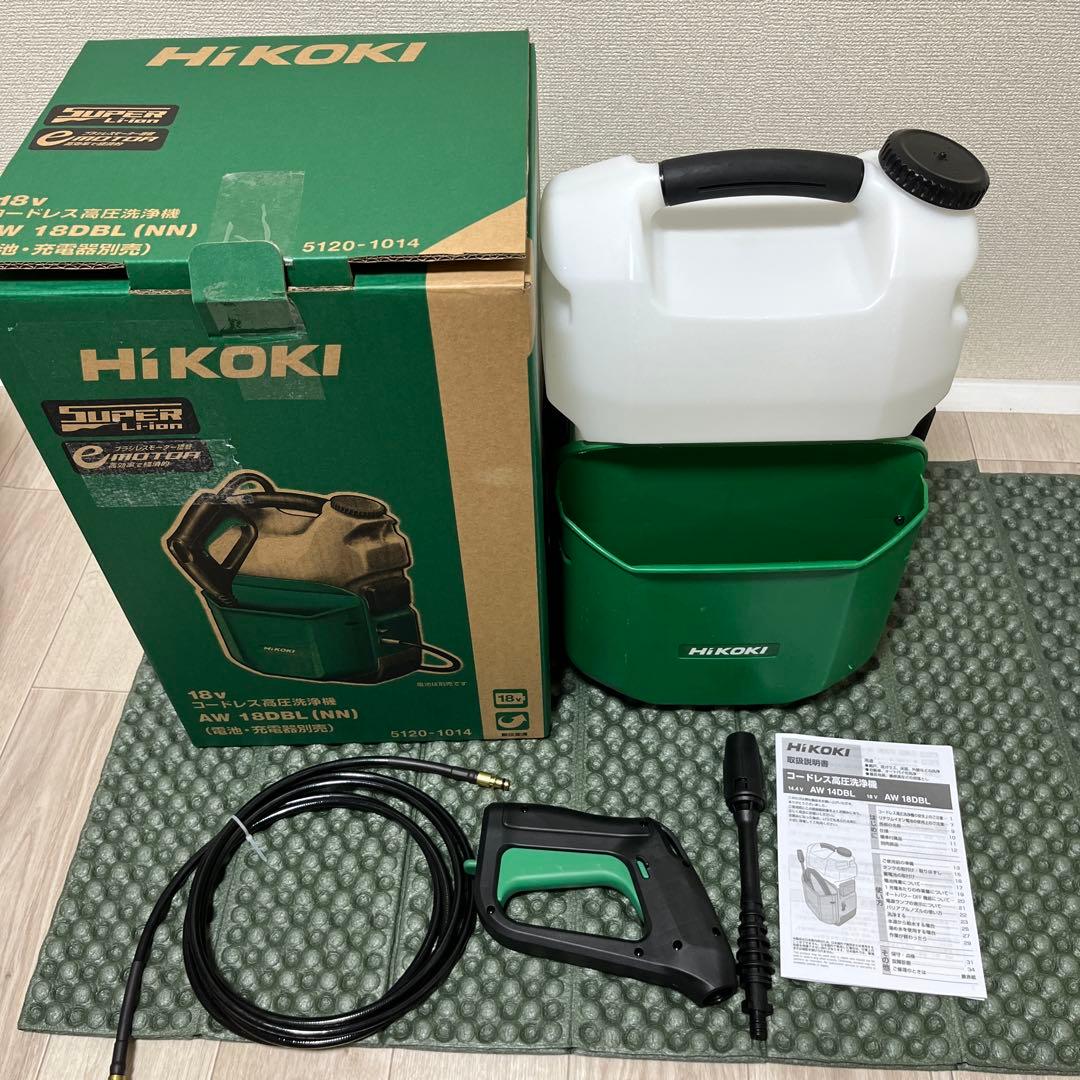 【大掃除シーズン】HiKOKI 高圧洗浄機 AW 18DBL (NN)