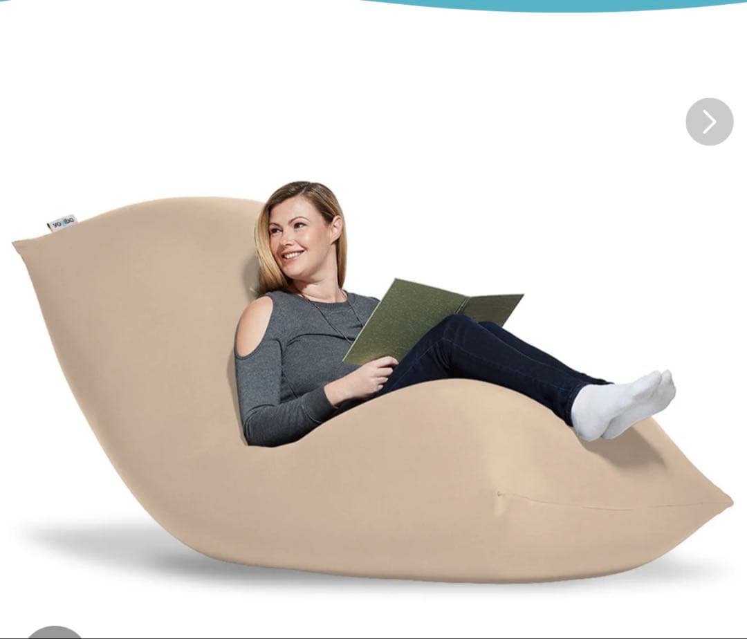 【送料込み】　ヨギボー　Yogibo Max 洗い替えカバー付き　ライトグレー